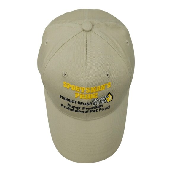 Sportsmans Pride Twill Strapback Cap Embroidered Logo Baseball Hat Pet Food - Picture 6 of 13